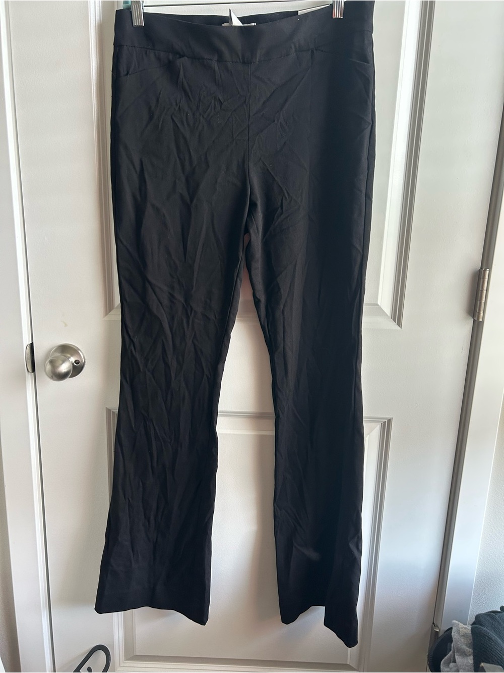 White House Black Market Black Stretch Bootcut Trouserst